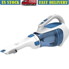 Cordless Hand Vacuum Cyclonic Suction Lightweight Bagless W/ Crevice Tool Brush