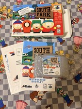 Nintendo 64 South Park N64 CIB Complete w/ Registration Card & Poster Near Mint