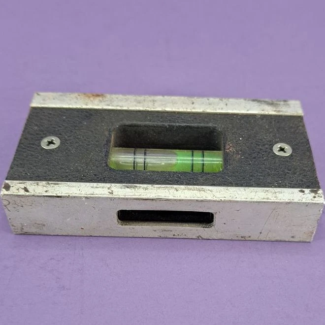 Vintage Mayes Super Cede Torpedo Level 3" Tool Measuring Device Magnetic Edge - Image 2 of 4