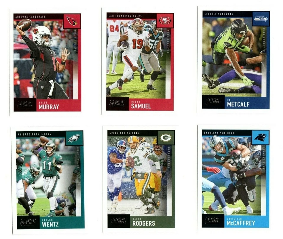 2020 Score Football Singles : Stars - Image 3 of 3