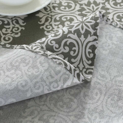 Round Table Cloths Cotton Linen Cover Garden Dining Tableware·. - Picture 9 of 14