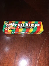 [ 1970s - 1980s FRUIT STRIPE GUM - Vintage Gum Pack w/ YIPES The Zebra - Wow! ]