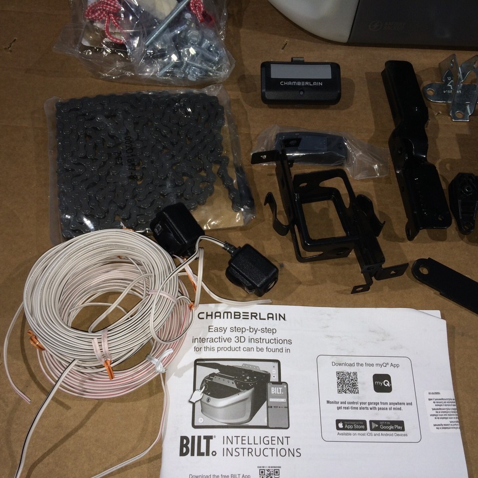 Chamberlain C2212T Smart Chain Drive Garage Door Opener 1/2 HP MyQ