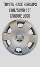<!--F#f_0-->Toyota HIACE Van Hubcaps (Chrome Logo)LWB/SLWB 15