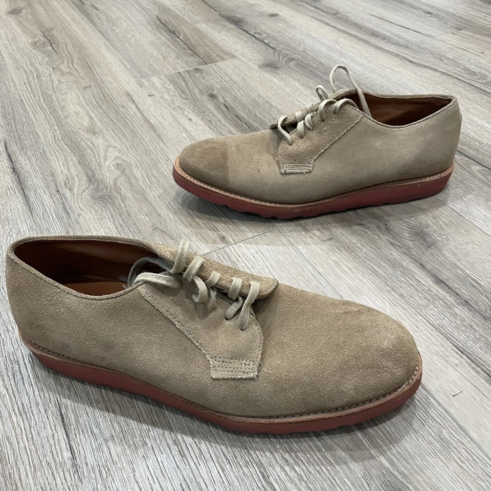 Gorilla EE. UU. Para hombres Gamuza Zapatos Oxford 10 Vestido Informal Carrera Resistente Bronceado Vibram Foto 4 de 4