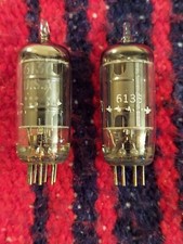 General Electric 6AU6 5 STAR Black Plates, less than 250 hrs use, Sound great 