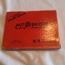 VTG 1950's Auto Bridge Play Yourself game No. PB Deluxe Pocket Model C12