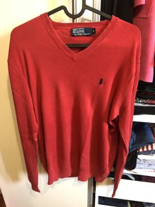 maglione ralph lauren rosso