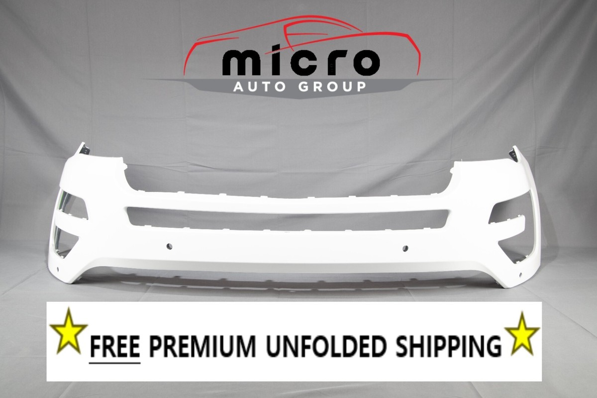2016 2017 EXPLORER FRONT BUMPER OEM PAINTED WHITE PLATINUM UG