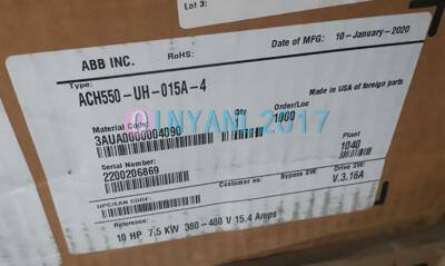 1PC ABB Frequency converter ACH550-UH-015A-4 NEW