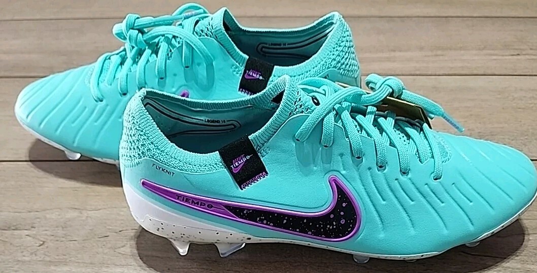 Nike Legend 10 Elite FG Hyper Sz 6 Turquoise Black DV4328-300