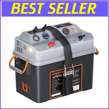 All-in-One 12V Trolling Motor Power Center with Built-in Voltmeter & Lighting