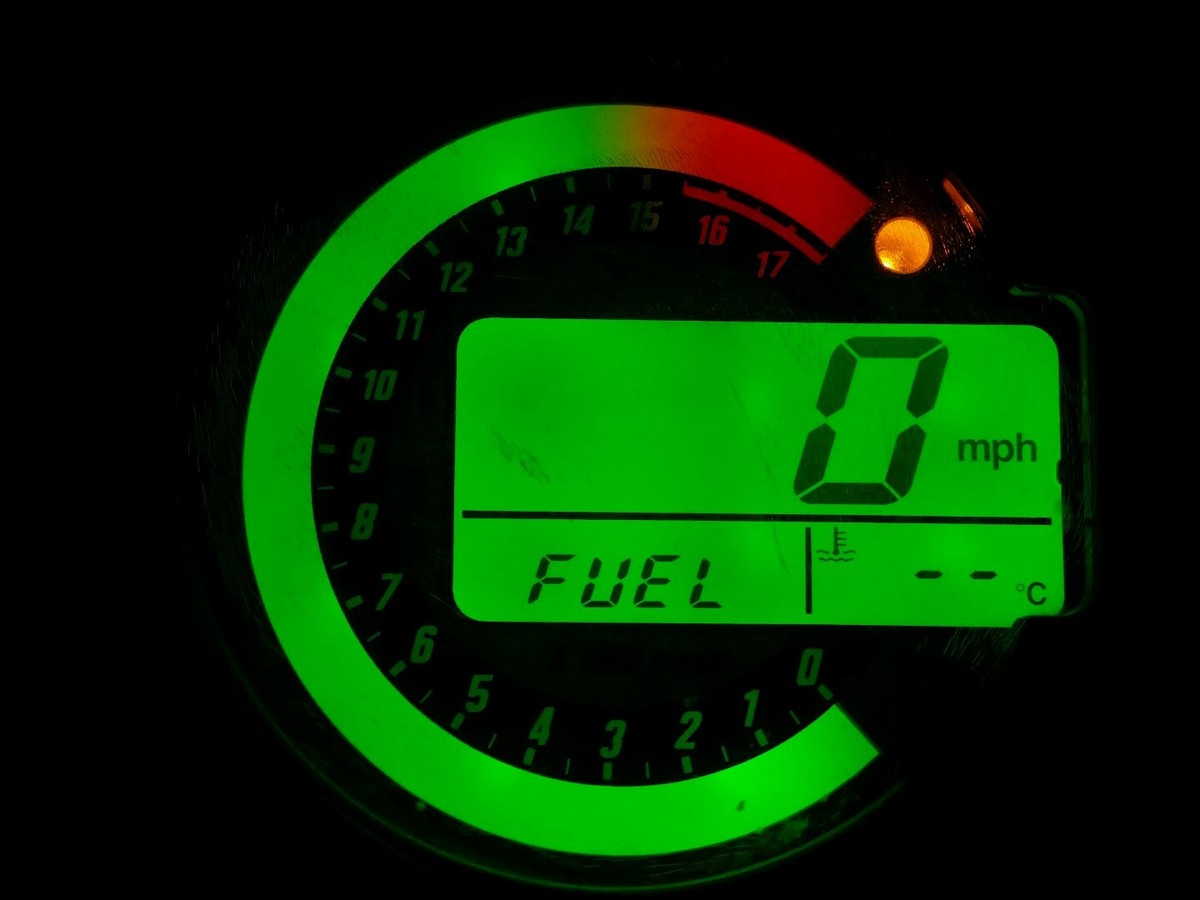 JDL LED CLOCK② led clock upgrade kit lightenUPgrade RED KAWASAKI ZX10R C1H C2H 04