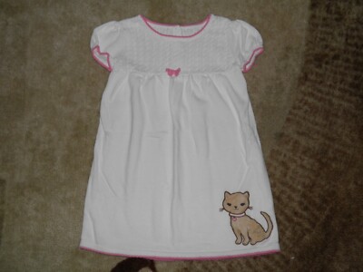 GYMBOREE ''Smart Kitties'' Embroidered Fuzzy Kitty Dress Size 4T