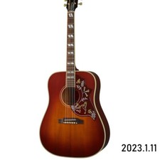 1960 Hummingbird Style Acoustic Guitar With Fixed Bridge Honey Burst Red
