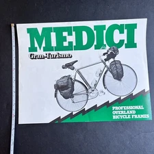 Vtg 1970s MEDICI Gran Turismo Catalog Pamphlet Touring Campagnolo Columbus SP