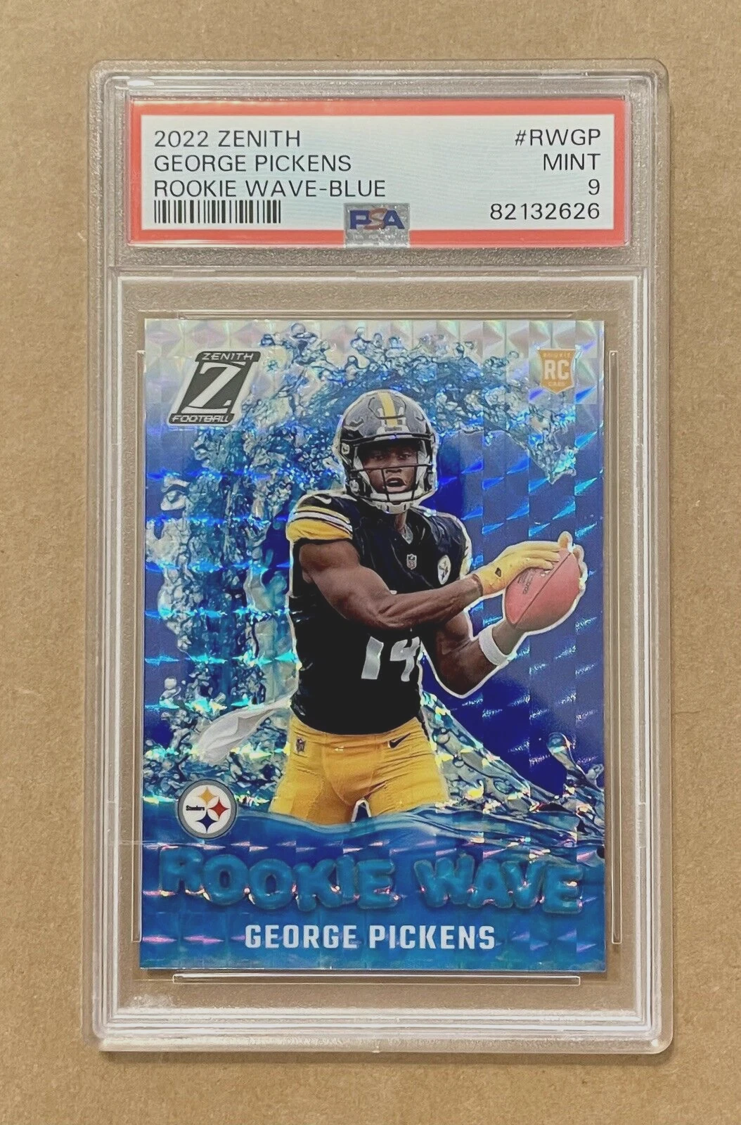 George Pickens Panini Zenith Rookie Wave #RWGP Blue