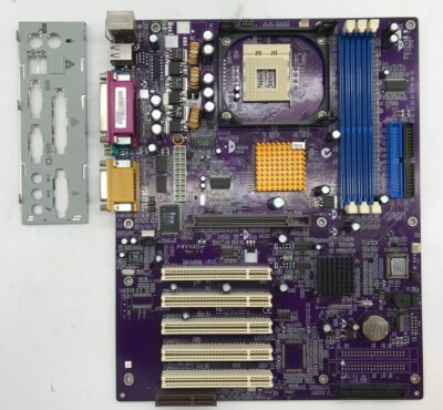 ECS Elitegroup P4VXAD+  REV:1.0   DDR1 - ATX - Sockel 478 - mit I/O Shield#M2246