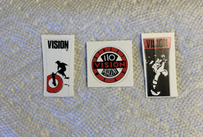 スケートボード Vision Vtg Skateboard Sticker Vintage skateboard sticker Vision Psycho Stick World blind natas