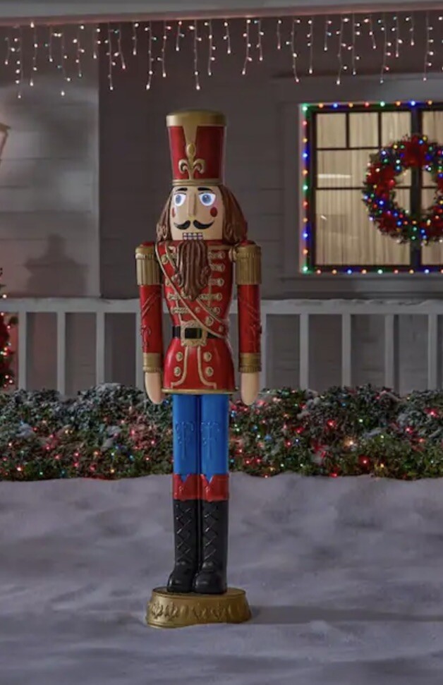 6 Ft. LED Nutcracker Holiday Yard Decoration Christmas READY TO SHIP