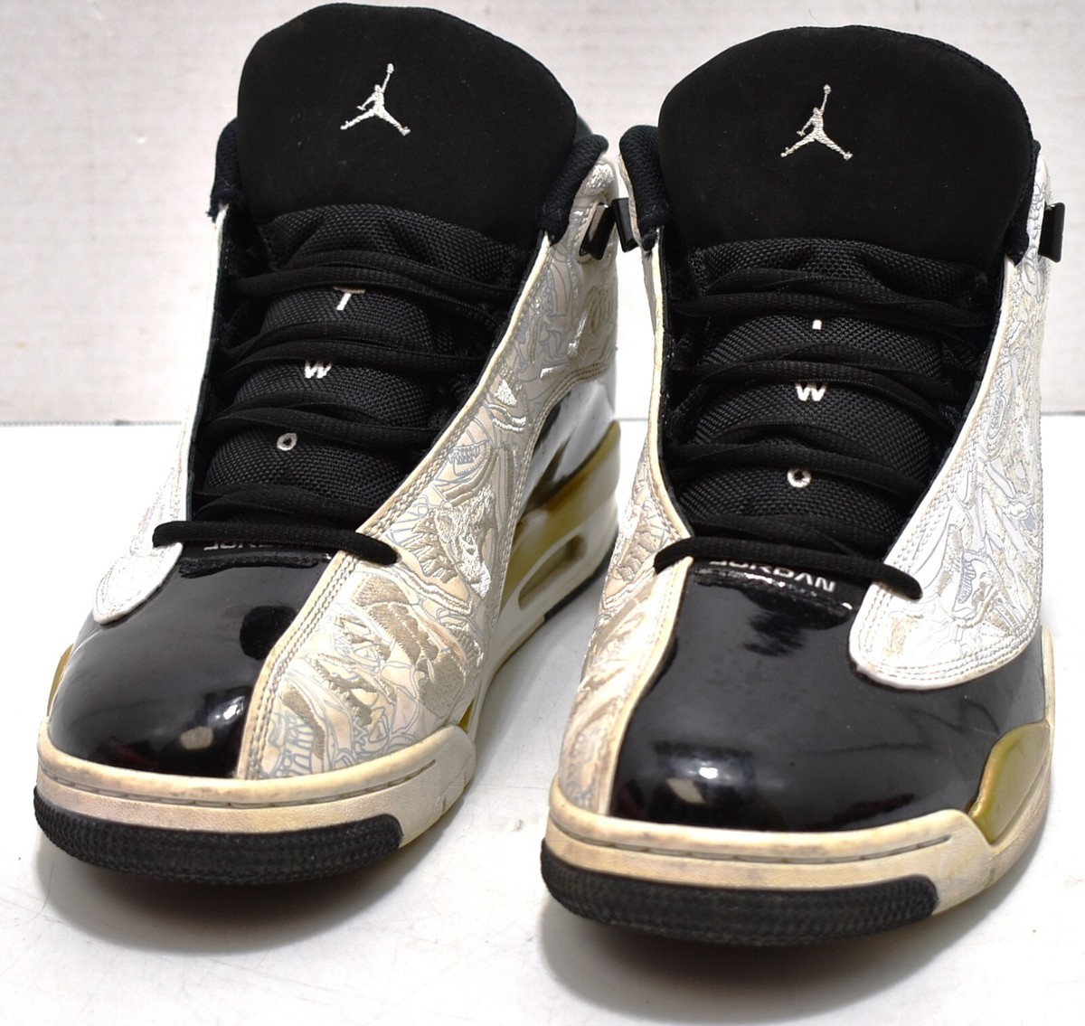 jordan dub zero black metallic gold white