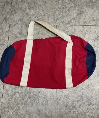 Vtg NFL 1989 Super Bowl XXIV Small Duffle Bag Football
