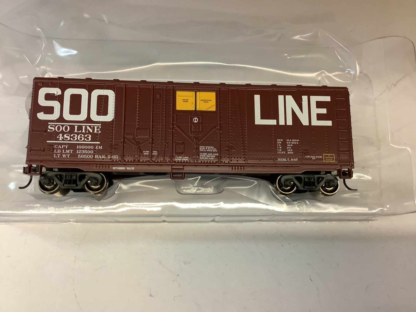 Roundhouse 1013 HO scale “SOO Line" 40' grain box car Rd. 48363 eBay