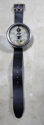 Vintage Deep Water Scuba Diver Wrist Depth Gauge SOS Italy