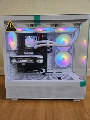 POWERFUL Water Cooled Gaming PC Desktop, i9 12th GEN, RTX 4070, 64GB RAM 4TB SSD