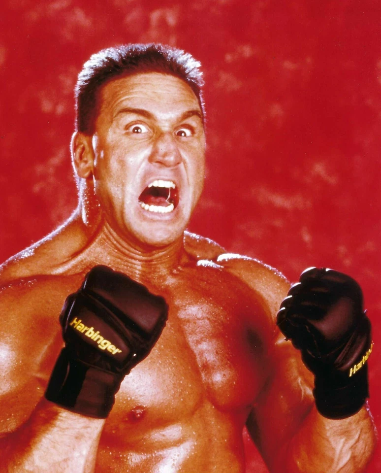 KEN SHAMROCK 8X10 PHOTO WRESTLING PICTURE WWF TNA CLOSE UP - Image 1 of 1