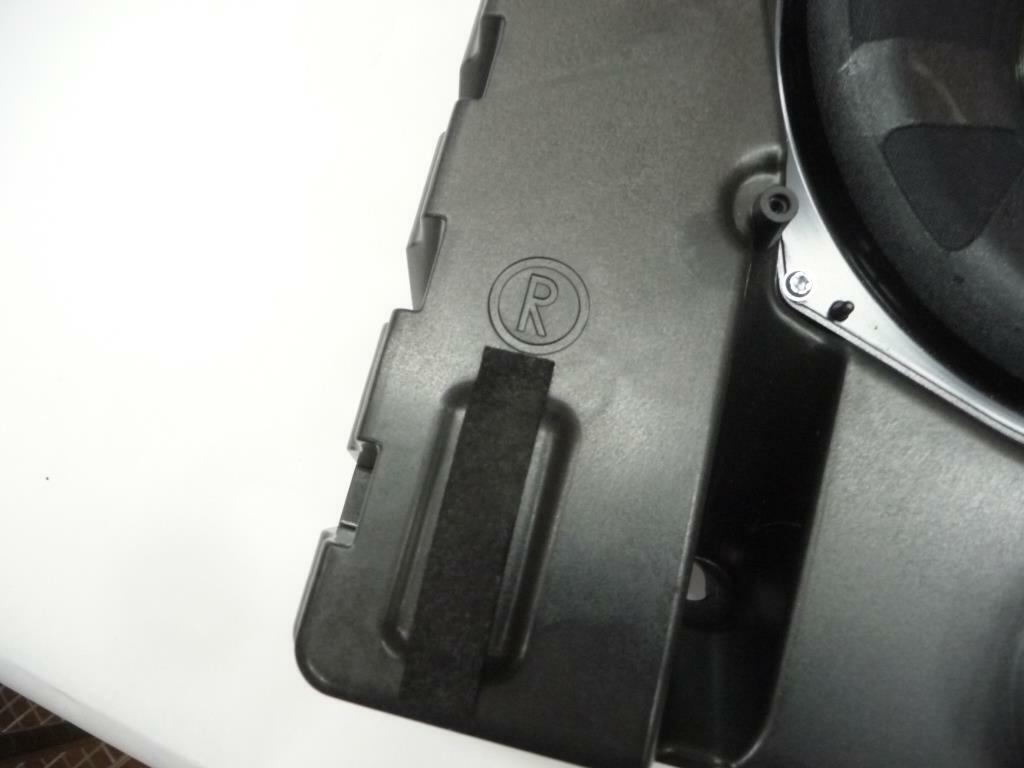 2019-2020 BMW i8 Radio Speaker Enclosure, Central Bass, Right 65136837070 OEM A1