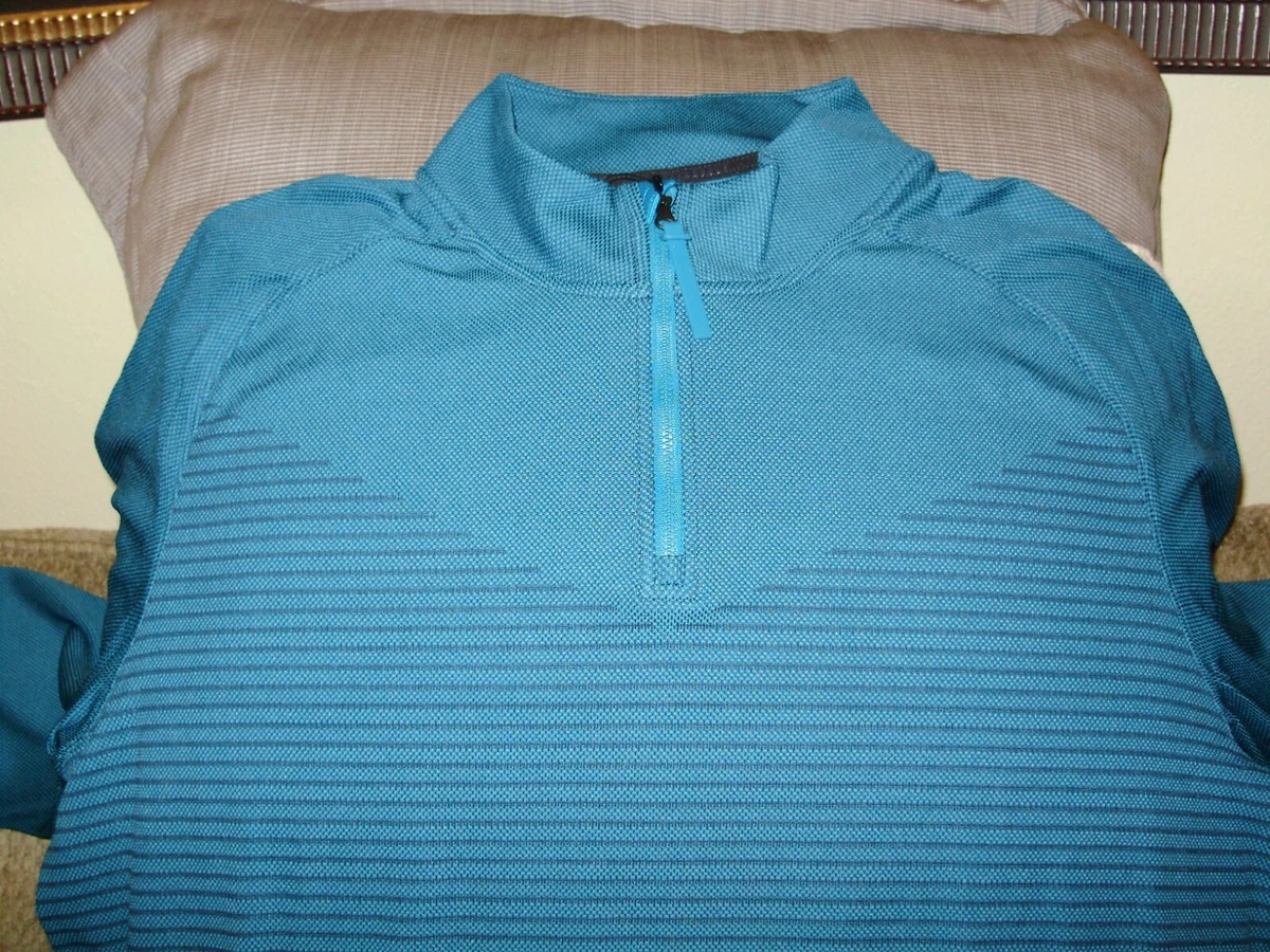 turquoise nike 1 4 zip
