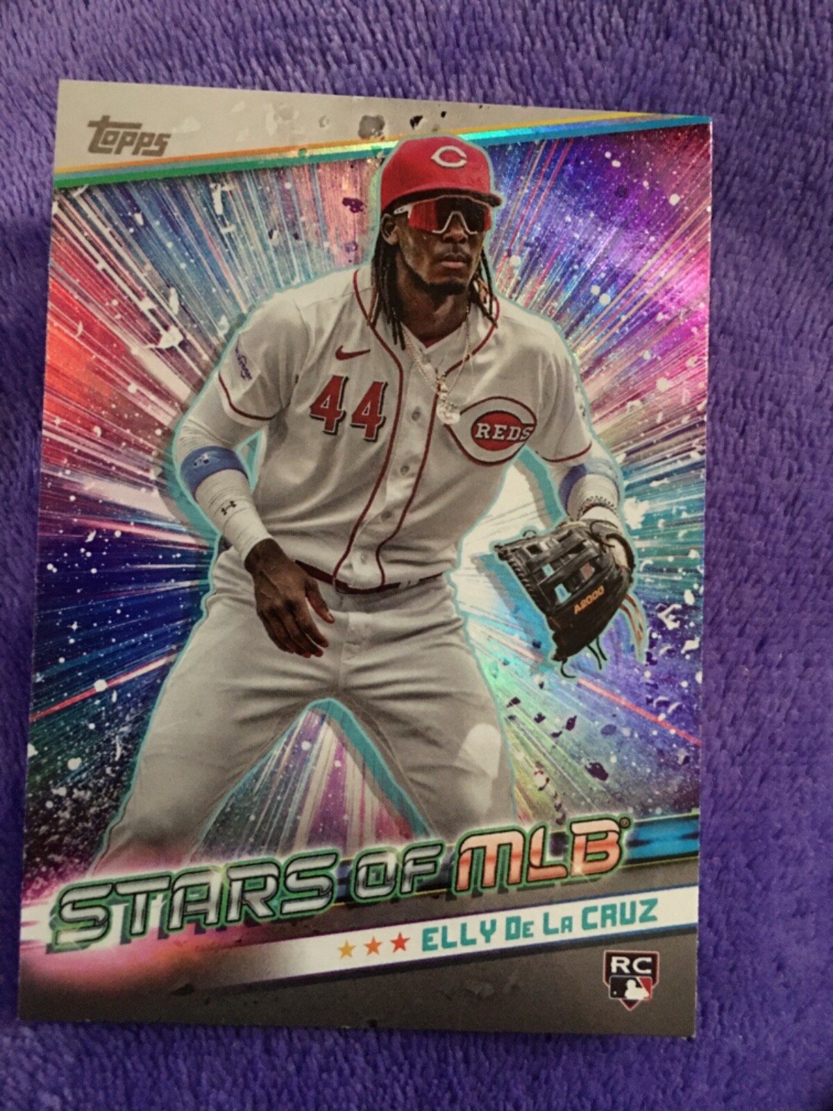 2024 Topps Series 1 - Stars of MLB Red #SMLB-23 Elly De La Cruz /70 (RC)