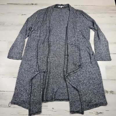 Moa Moa Cardigan Womens 2XL Gray 3/4 Sleeve Lightweight Layering