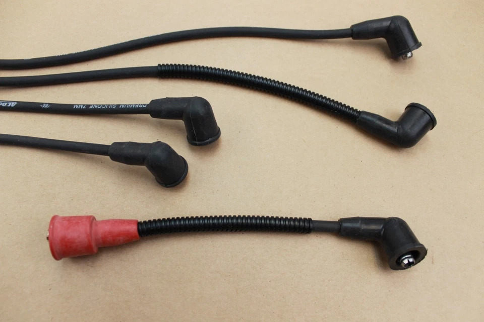 7mm Silicone Spark Plug Wire Set for 1993-1996 Nissan Altima 2.4L 4 Cyl. - Image 4 of 4