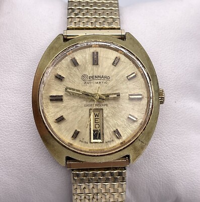 Lucien Piccard Pennard Automatic 17 JEWEL Swiss Made Calendar