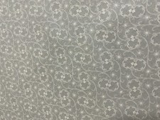 Classic Florals Gray Ivory Calico cotton Studio Fabric per yd 44"
