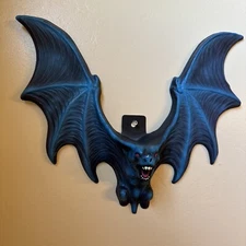 Vintage Rubie's Costume Company Co NYC Plastic Vampire Bat Halloween Decor Rare 