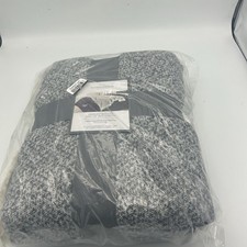 Threshold Marled Boucle End Of The Bed Throw Blanket Gray 60x80 In