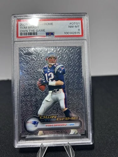 Tom Brady 2006 Topps Chrome Own The Game #OTG1 PSA 8 HOF GOAT