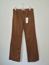 Women's See By Chloe Brown Rust Trousers Size 25 Inch BNWT