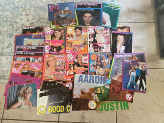 Lot of Vintage Y2K 2000S 90S POPSTAR MAGAZINES BRITNEY AVRIL HILARY DUFF POSTERS