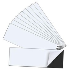 10 Pack 12" X 4" Bumper Sticker Magnets with Self Adhesive Flexible 10 PCS