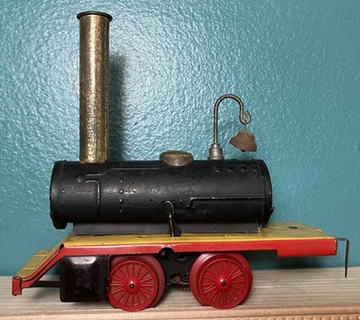 Keim Western Germany Tinplate Windup Train - Union Pacific Old West Locomotive