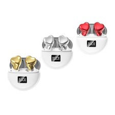 Heart-Shaped Wireless Bluetooth Earphones Digital Display Stereo Valentines Gift