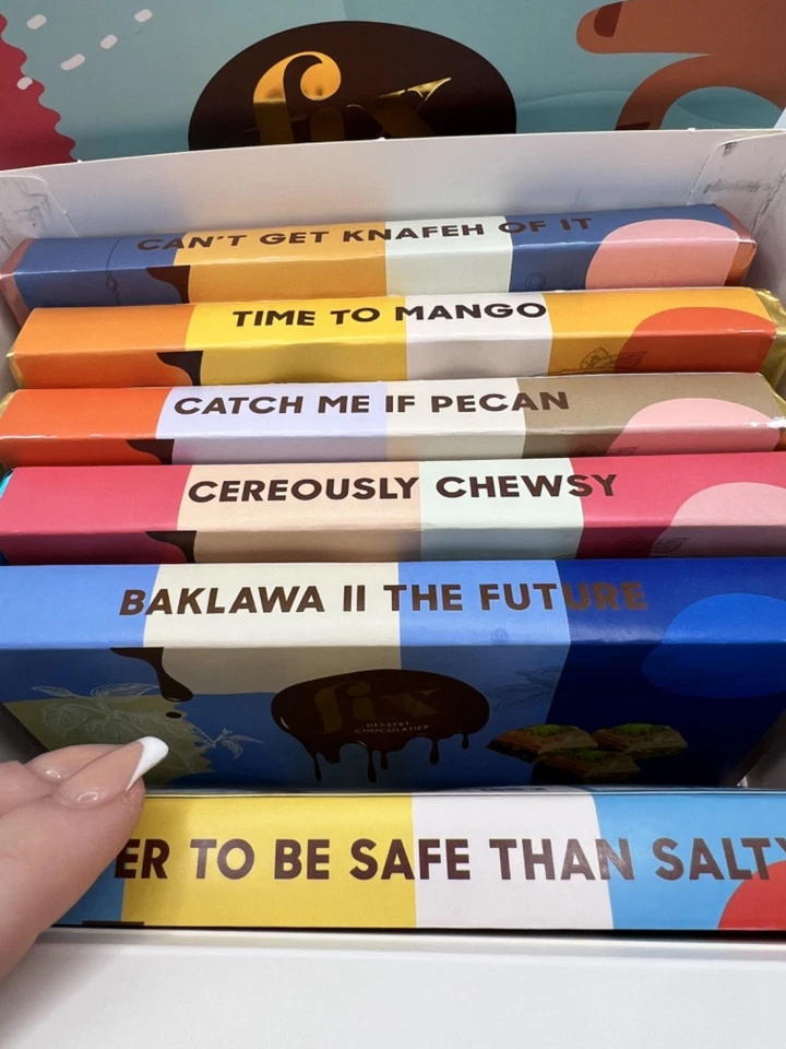 Authentic FIX Mixed Chocolate Bar Box – Imported from Dubai | Viral Pistachio - Image 4 of 4