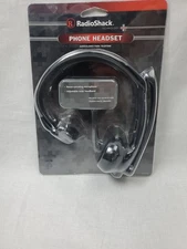 Radio Shack Phone Headset With Noise Cancelling Microphone Universal 2.5mm Jack