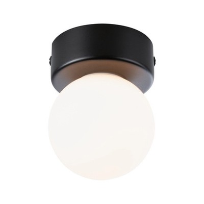 Selection Bathroom Deckenleuchte Gove IP44 G9 230V max. 20W dimmbar Schwarz matt