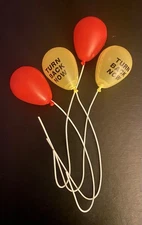 neca it ultimate pennywise 7” scale lot Of 4 balloon balloons part accessory