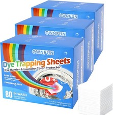 Color Catcher Sheets Laundry Dye Remover Absorber Prevent Color Bleeding